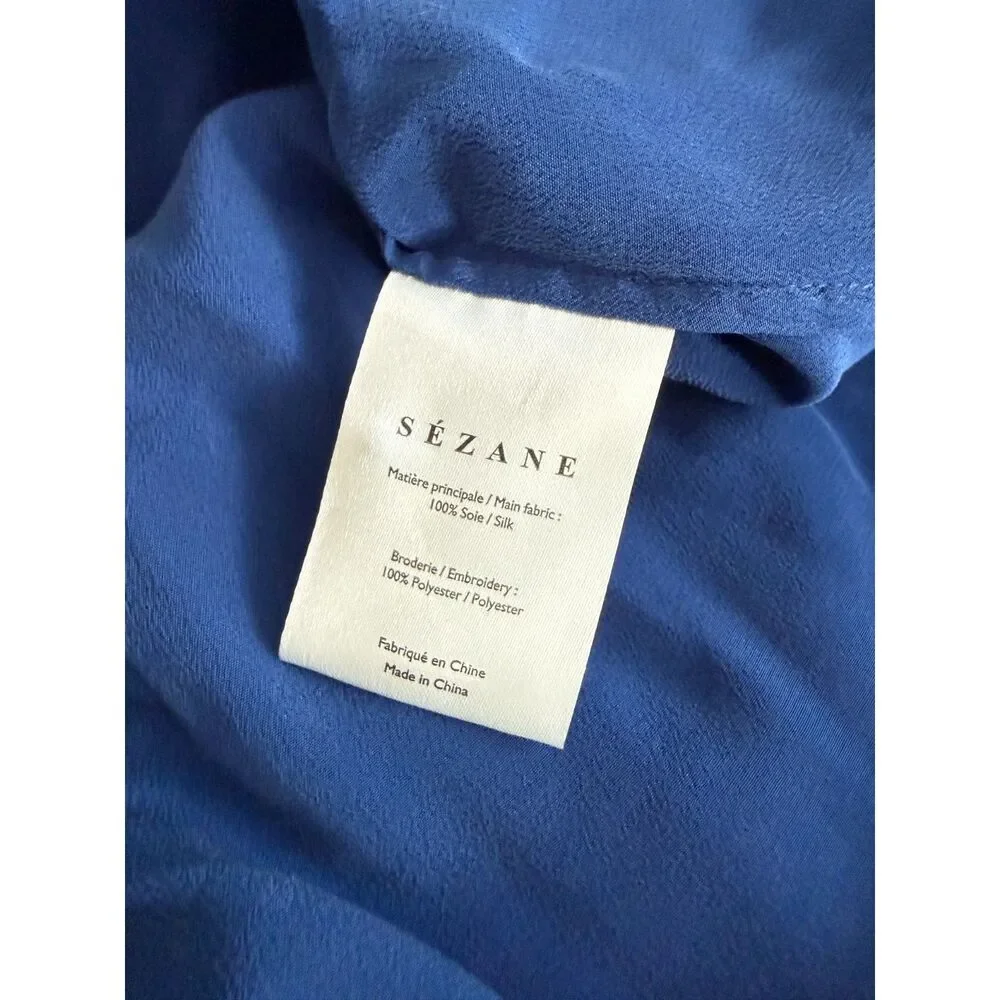 Sezane Chlo Silk Shirt - Picture 10 of 10